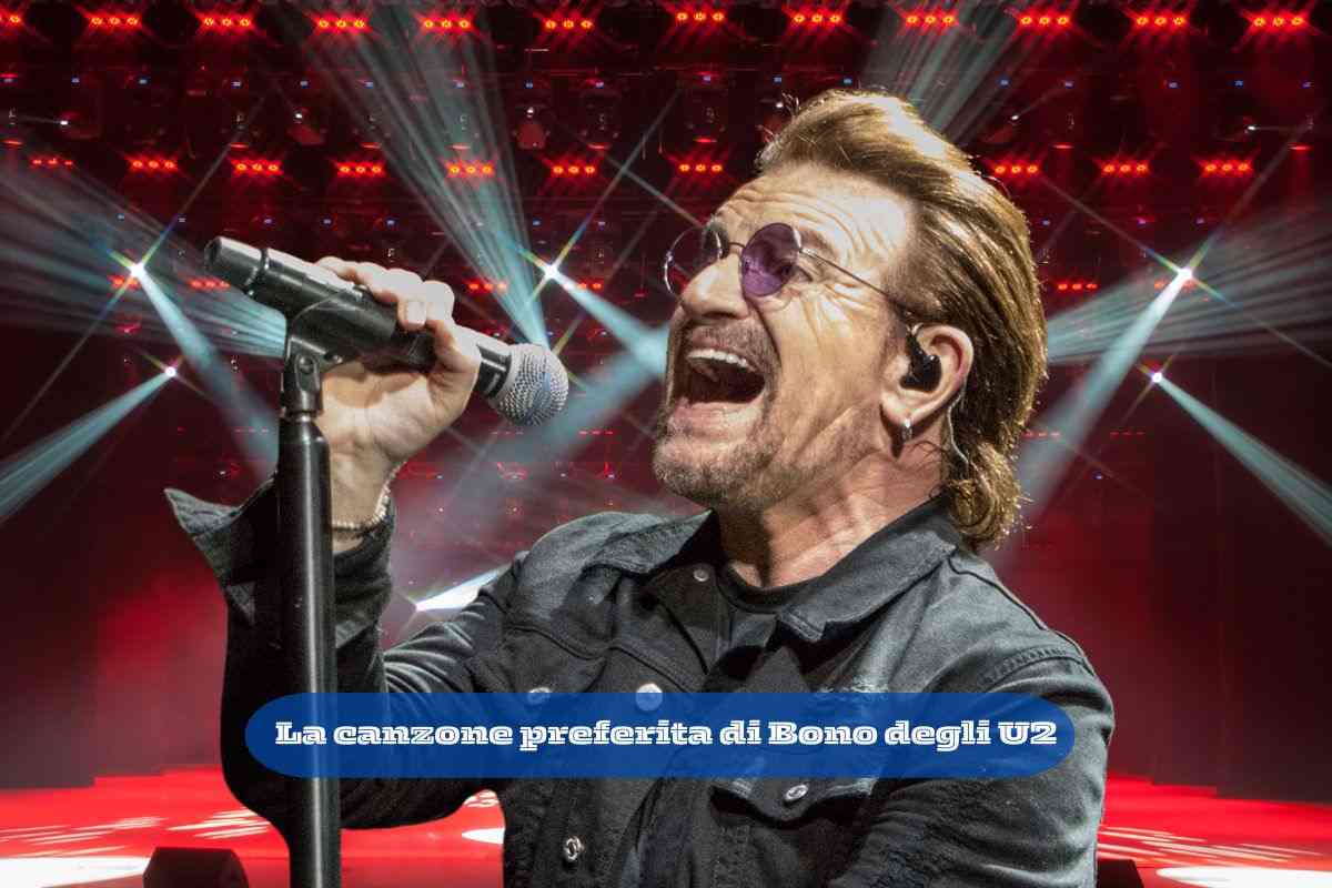 Bono al microfono