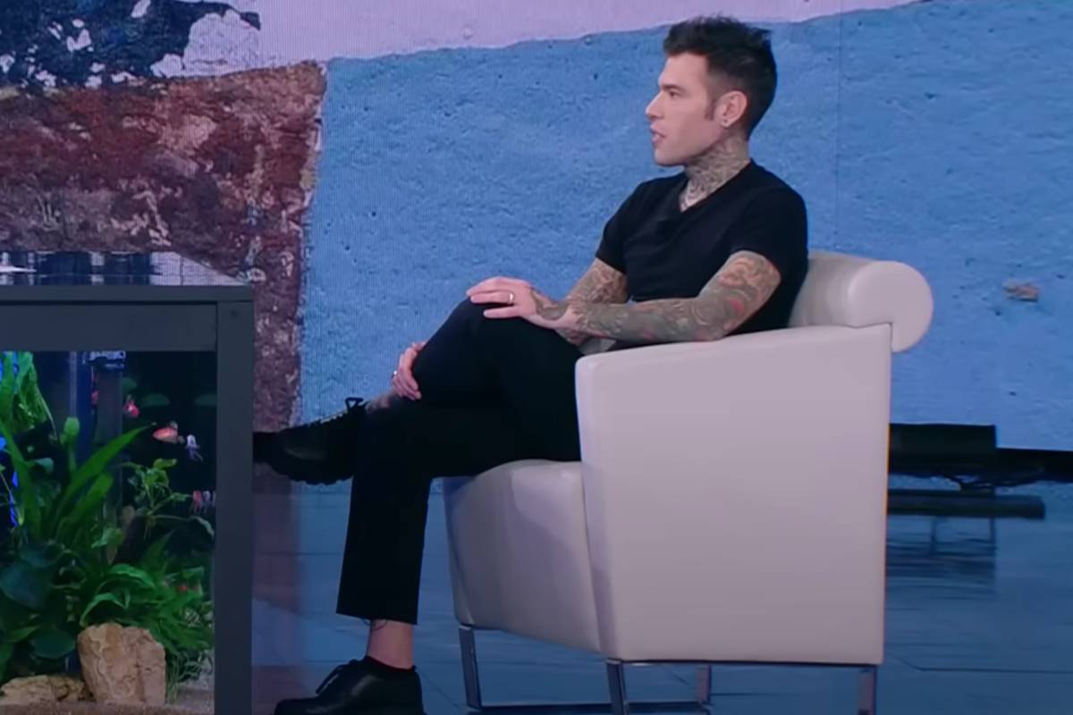 Fedez nella trasmissione di Fazio