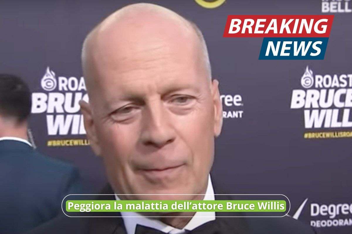 Intervista a Bruce Willis durante una premiere
