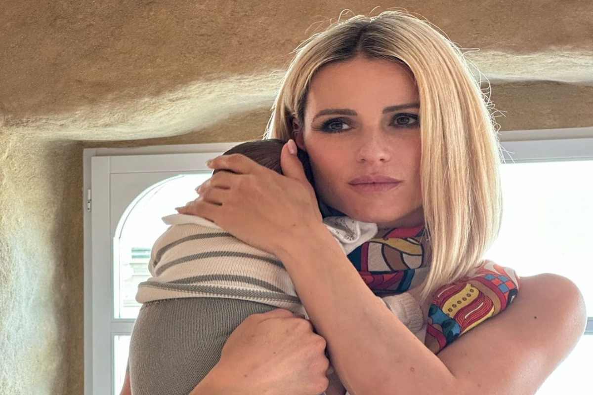 Michelle Hunziker nipotino