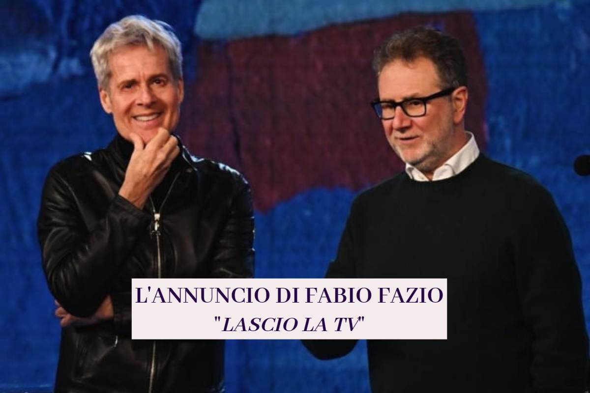 fazio lascia la tv