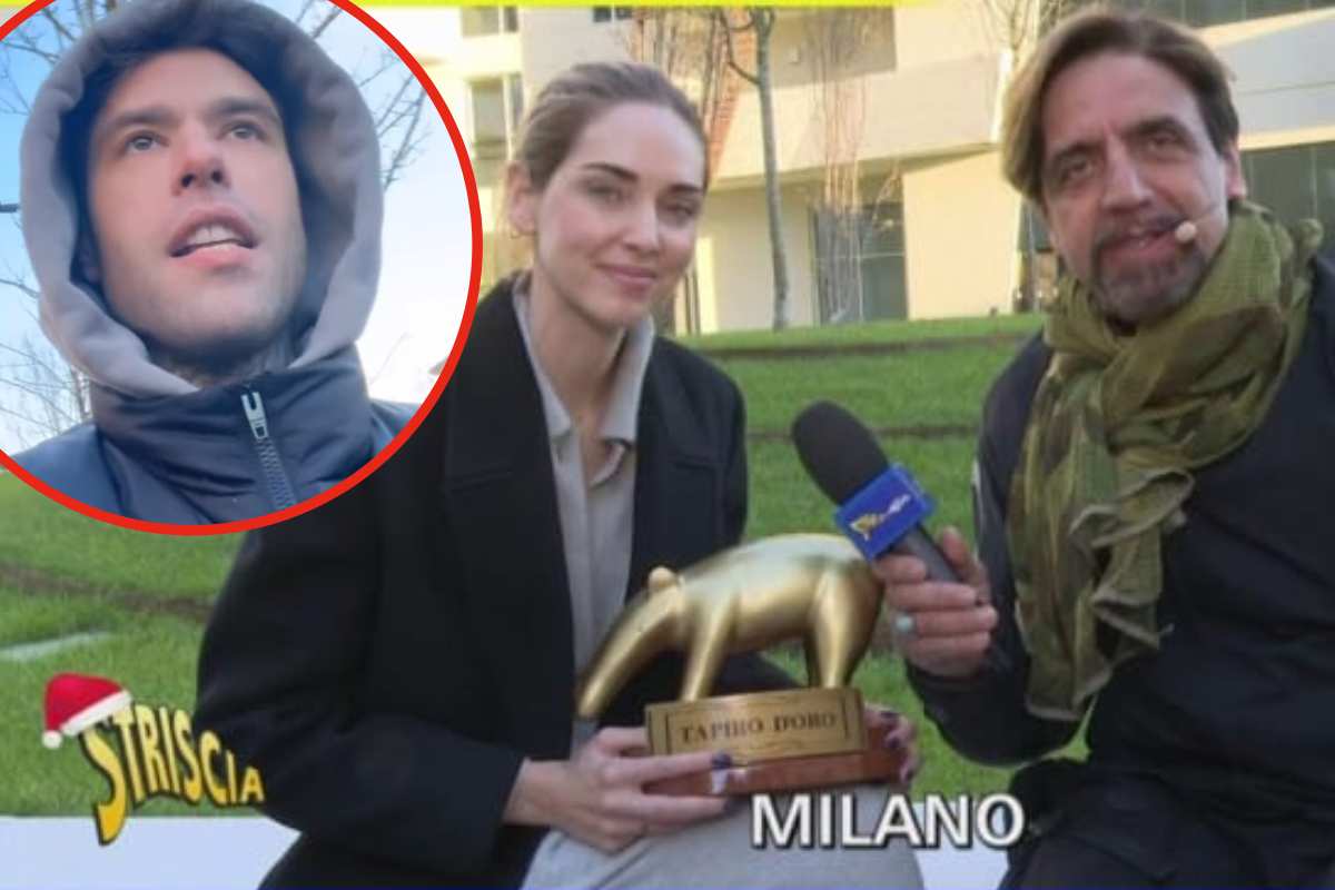 Valerio Staffelli e la consegna del Tapiro d'Oro a Chiara Ferragni