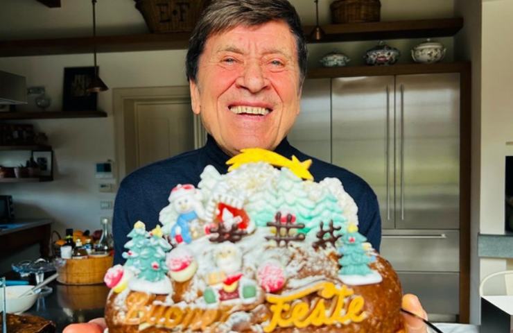 Gianni Morandi Panettone Santo Stefano - blueshouse.it