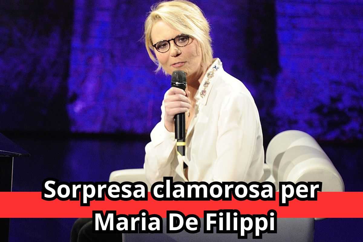 Maria De Filippi Berlusconi sorpresa