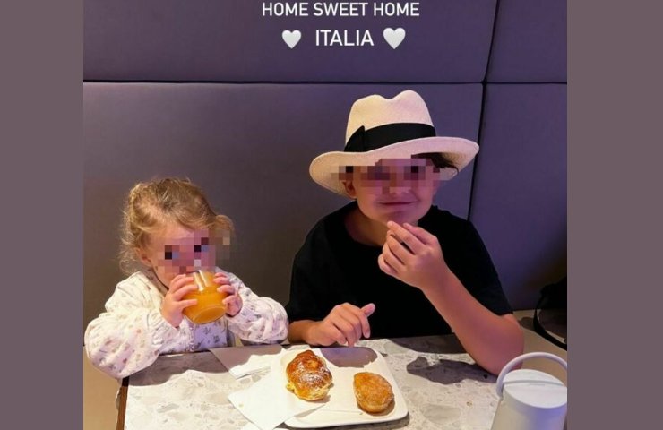 Belen Rodriguez torna a Milano e si gode una bella colazione all'italiana