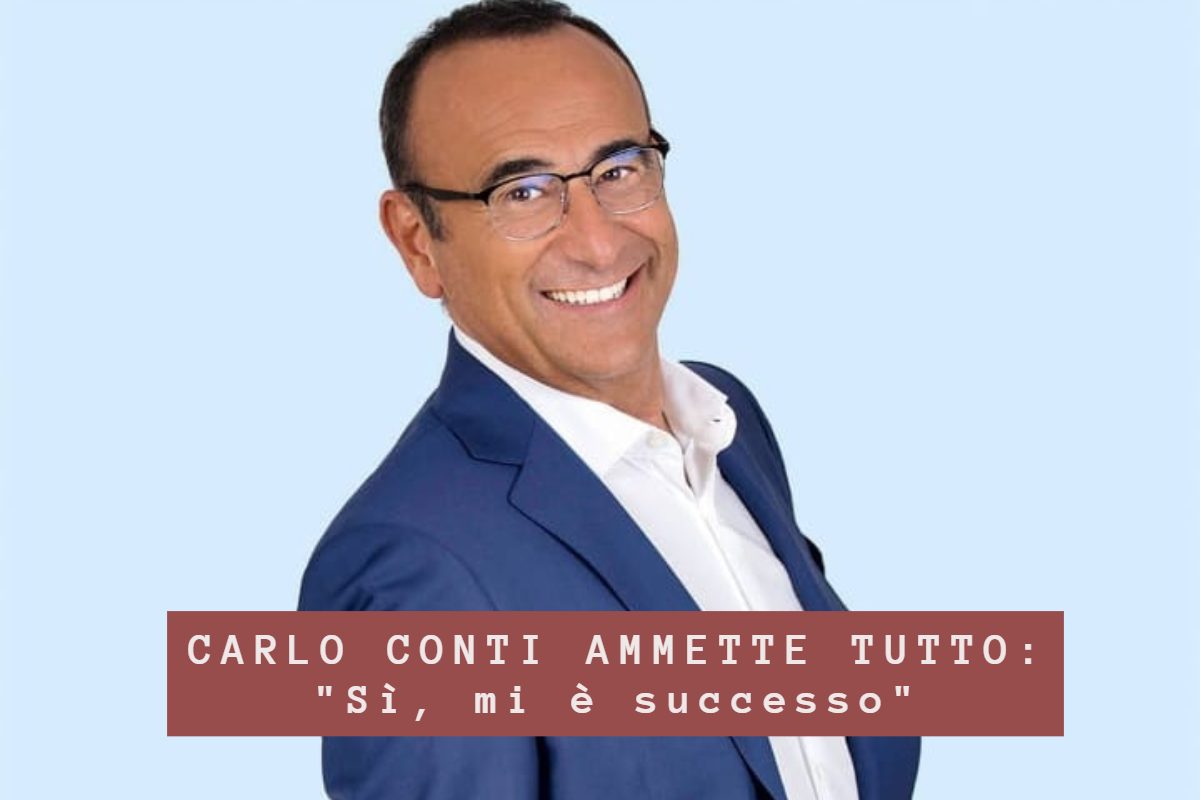 Carlo Conti sorridente