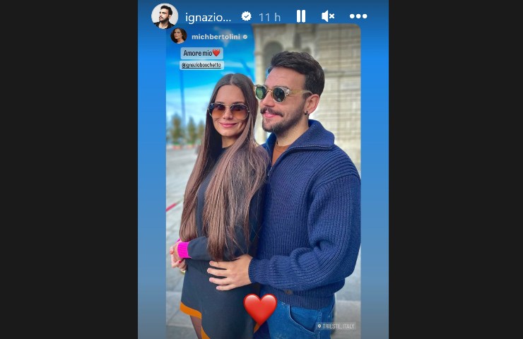 Ignazio Boschetto e Michelle Bertolini innamorati e bellissimi su Instagram