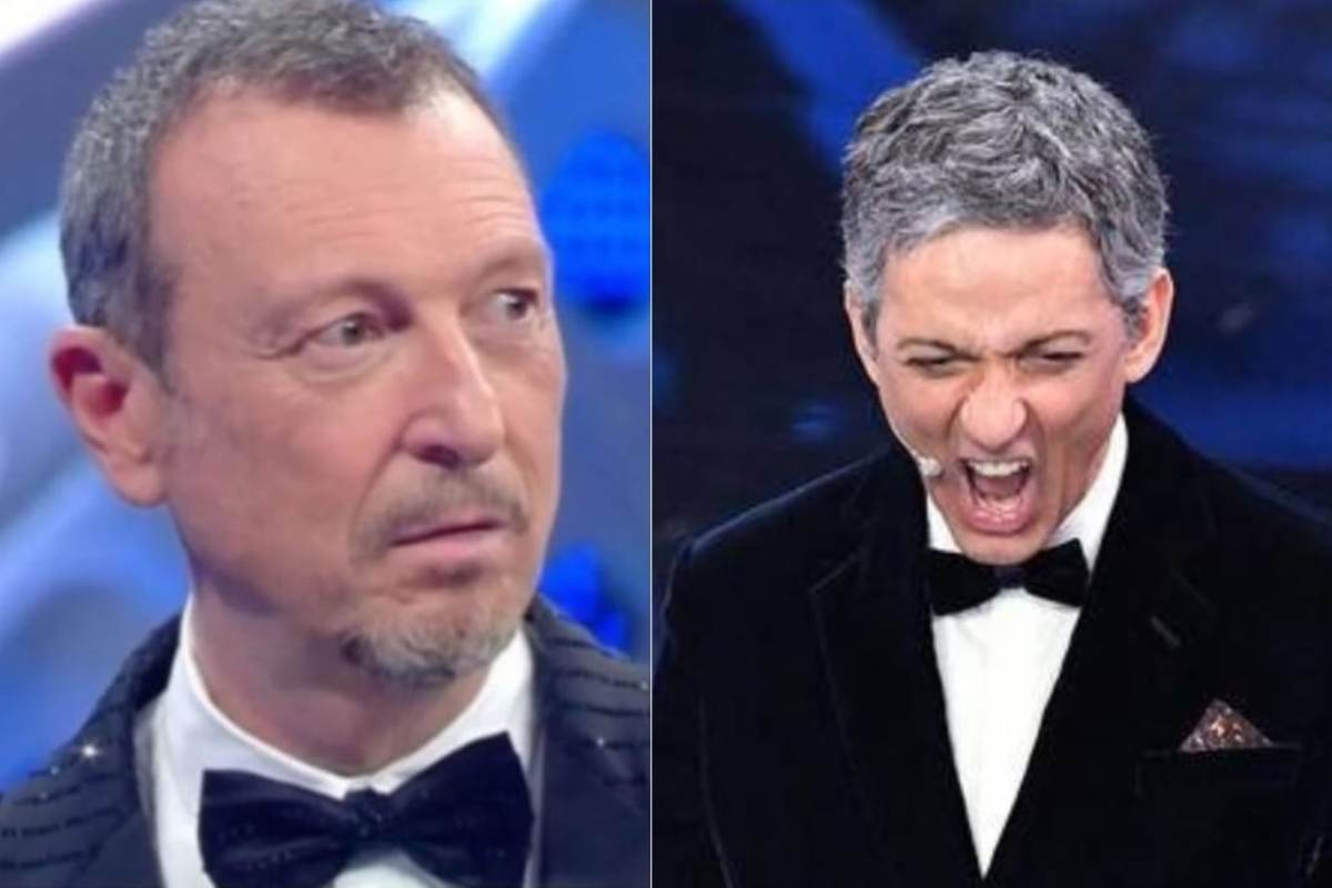 fiorello e amadeus sanremo