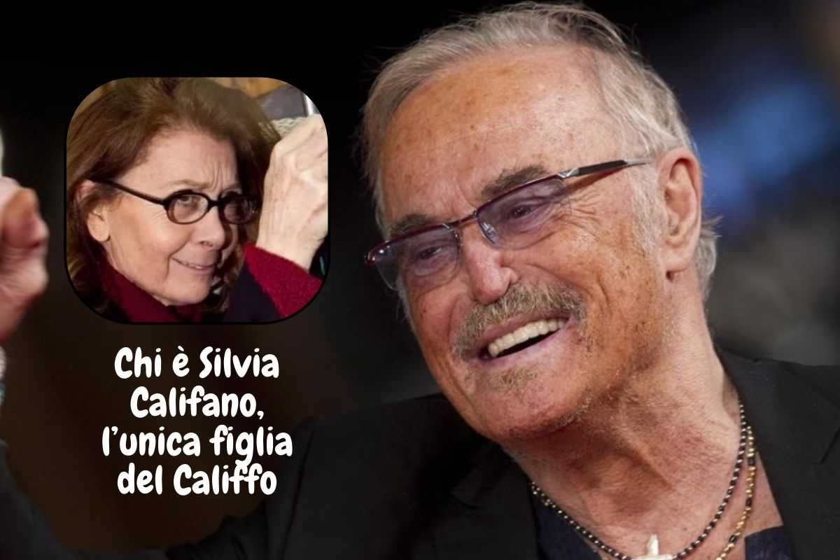 Franco Califano e sua figlia Silvia