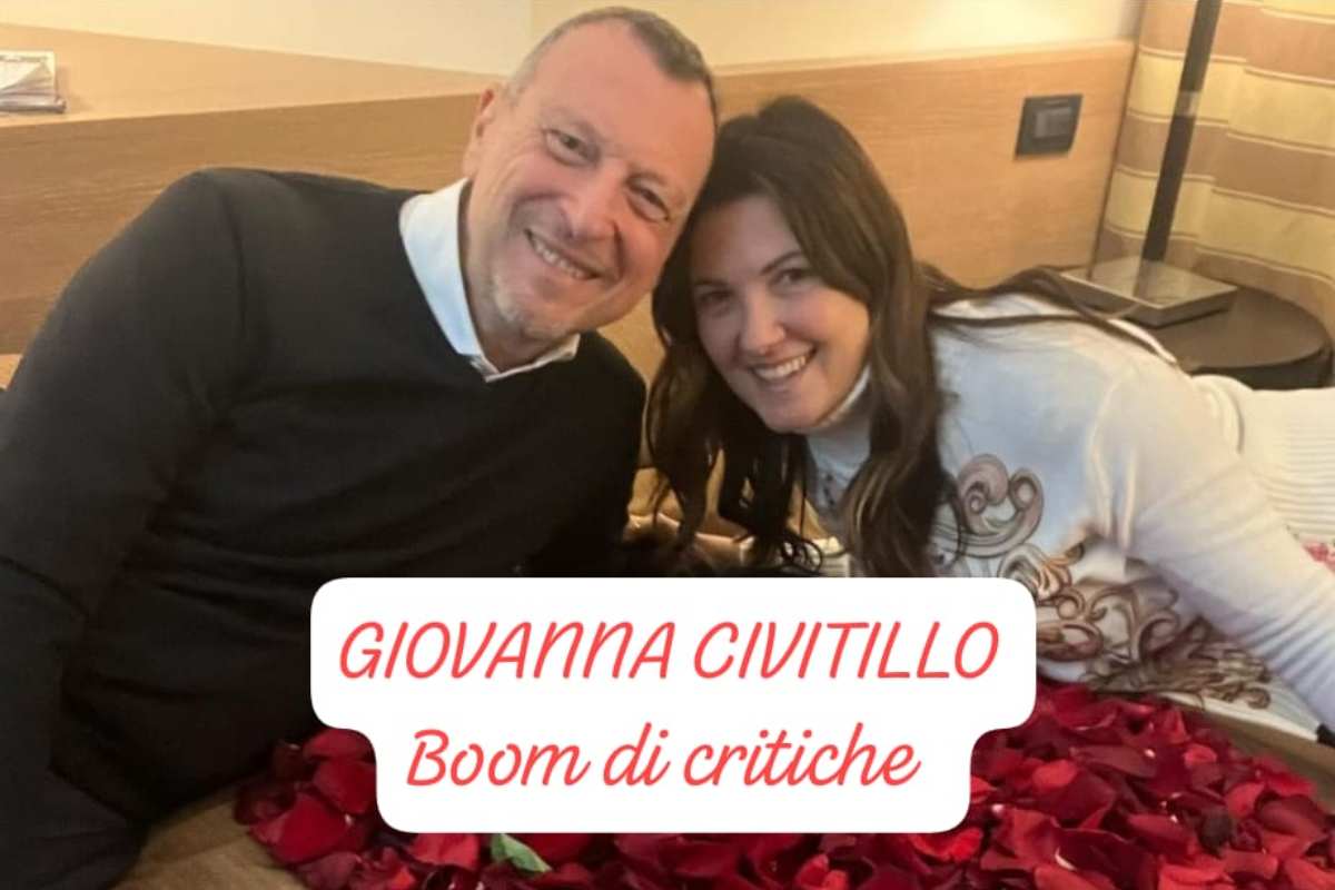 Giovanna Civitillo e amadeus