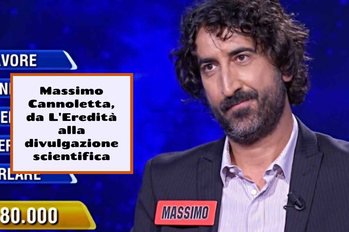 L'ex concorrente de L'Eredità Massimo Cannoletta